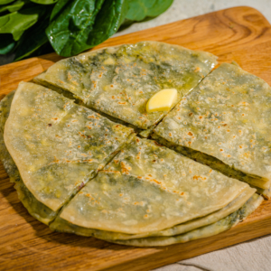Хычины со шпинатом и сыром